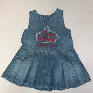 3 Pommes denim dress